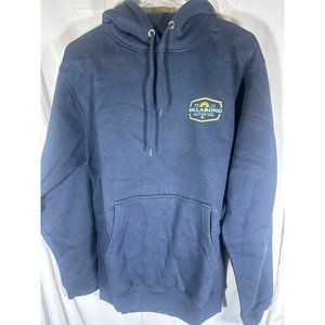 Billabong Surf Goods Mens Navy Logo Hoodie, Size L, NWT